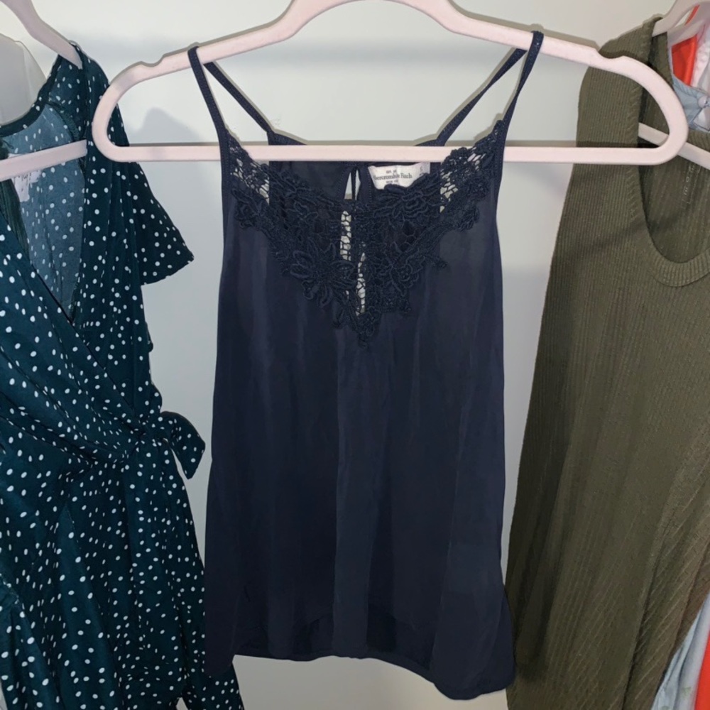 Navy Abercrombie Top